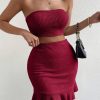 ست تاپ و دامن زنانه مجلسی – برند Shein